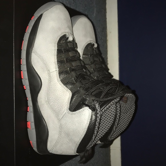 Air Jordan retro 10, cool grey/ infrared - Picture 3 of 5